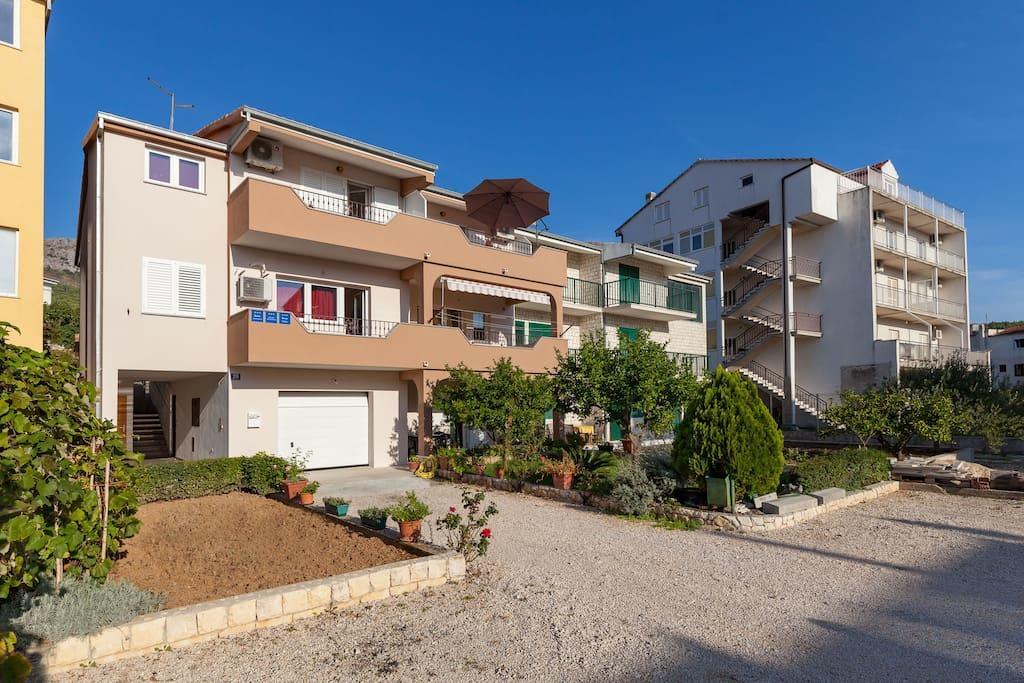 Apartmani Sanja Suta Podstrana Kültér fotó
